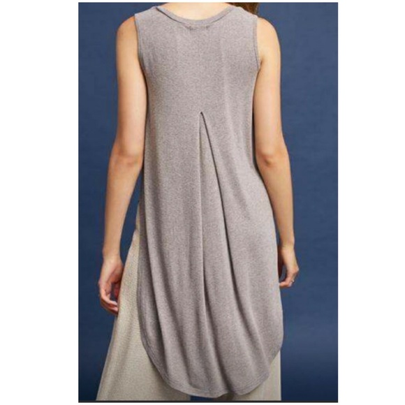 Anthropologie Shorebound Tunic Gray NWT Deletta - Picture 3 of 3